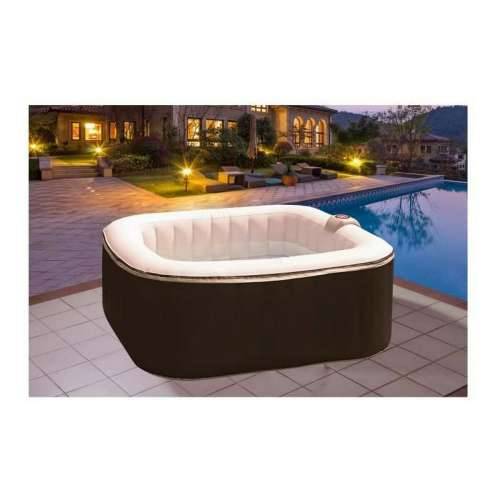 Inflatable Spa Sunspa Kvadratno Crna 4 ljudi (155 x 155 x 65 cm) Cijena