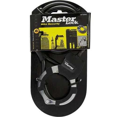 Kabel s lokotom Master Lock Crna Cijena