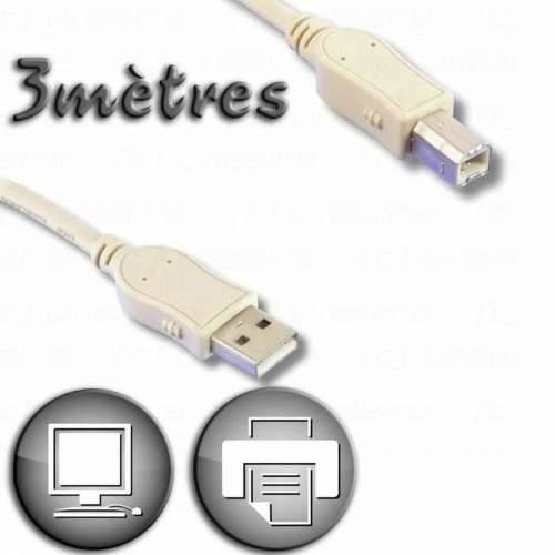 Kabel USB 2.0 A u USB B Lineaire 3 m Bež Cijena