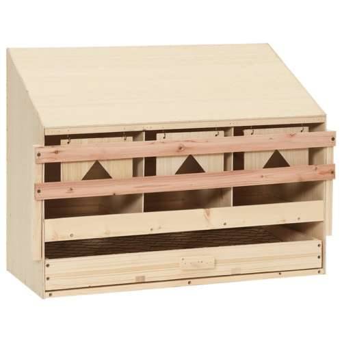 Gnijezdo za nesilice s 3 odjeljka 72x33x54 cm masivna borovina - 72 x 33 x 54 cm Cijena