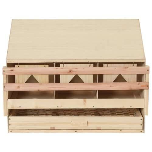 Gnijezdo za nesilice s 3 odjeljka 72x33x54 cm masivna borovina - 72 x 33 x 54 cm Cijena