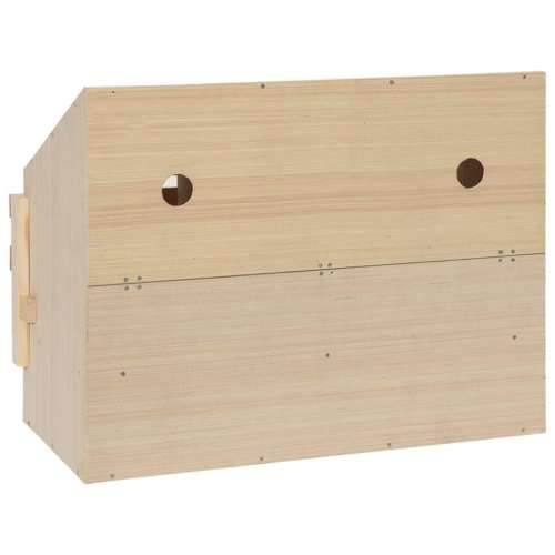 Gnijezdo za nesilice s 3 odjeljka 72x33x54 cm masivna borovina - 72 x 33 x 54 cm Cijena