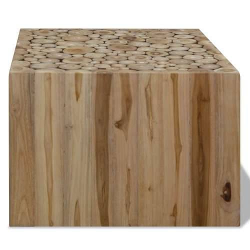 Stolić za kavu od prave tikovine 50 x 50 x 35 cm 50 x 50 x 35 cm 1 Cijena