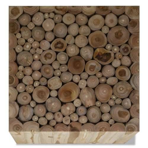Stolić za kavu od prave tikovine 50 x 50 x 35 cm 50 x 50 x 35 cm 1 Cijena