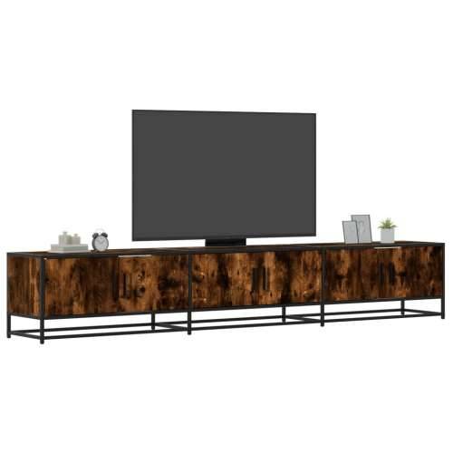 TV ormarić boja dimljenog hrasta 240x35x41 cm konstruirano drvo - Dimljeni hrast 1 240 cm Cijena