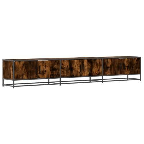 TV ormarić boja dimljenog hrasta 240x35x41 cm konstruirano drvo - Dimljeni hrast 1 240 cm Cijena