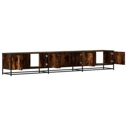 TV ormarić boja dimljenog hrasta 240x35x41 cm konstruirano drvo - Dimljeni hrast 1 240 cm Cijena