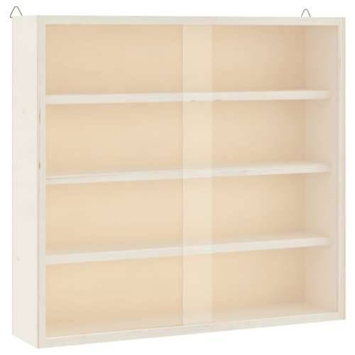 Drvena kolekcionarska vitrina s vratima 40x8,5x37 cm - 40 x 8.5 x 37 cm 1 Cijena