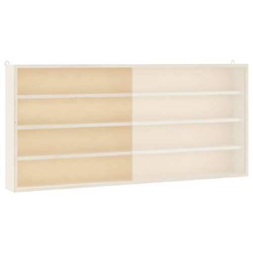 Drvena kolekcionarska vitrina s vratima 80x8,5x37 cm - 80 x 8.5 x 37 cm 1 Cijena