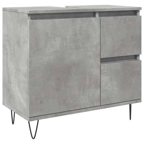 Kupaonski ormarić za Lavabo - Umivaonik boja betona 65x33x60 cm drveni Cijena
