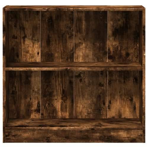 Regal za knjige boja hrasta 80x24x76 cm konstruirano drvo - Dimljeni hrast 1 76 cm 80 cm Cijena