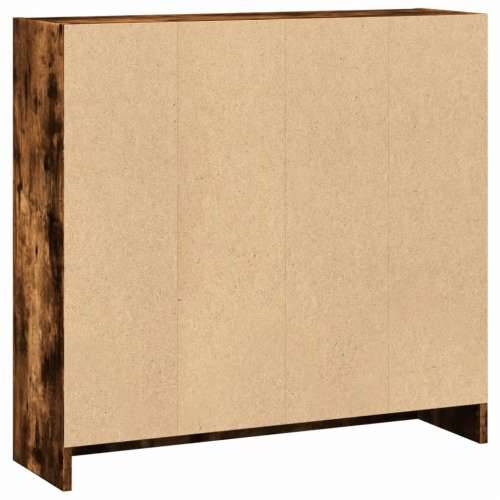 Regal za knjige boja hrasta 80x24x76 cm konstruirano drvo - Dimljeni hrast 1 76 cm 80 cm Cijena