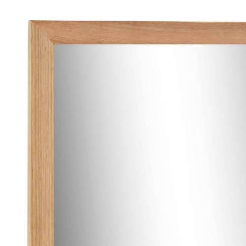 Kupaonsko ogledalo od masivne orahovine 60 x 12 x 62 cm Cijena
