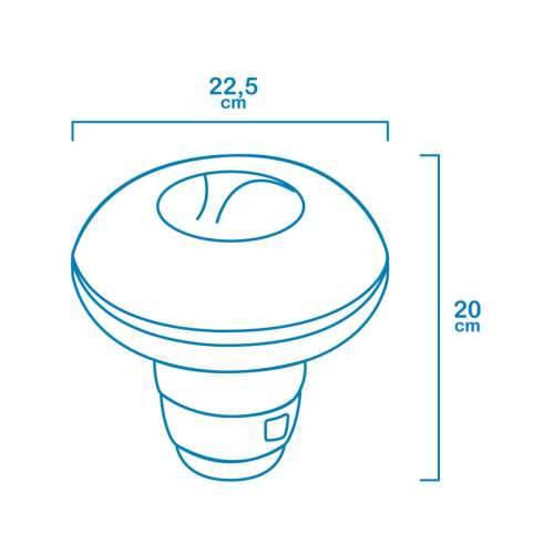 Dozator za Klor EDM 81013 Ø 22,5 x 20 cm Cijena