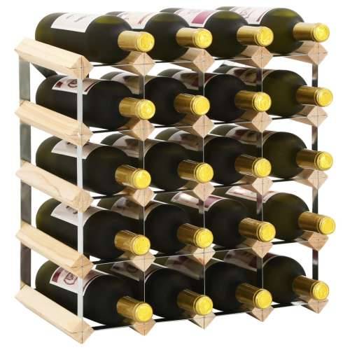 Stalak za vino za 20 boca od masivne borovine Cijena
