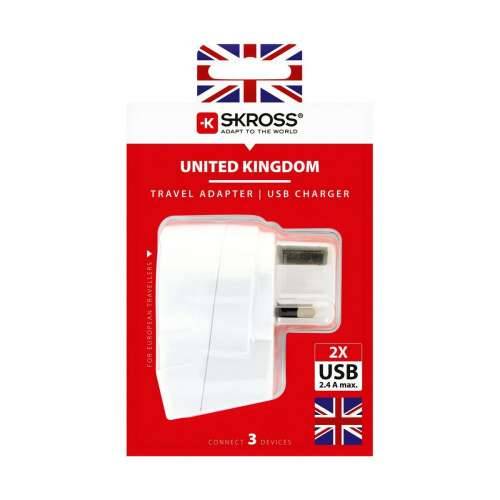 Adapter struje Skross 1500280 USB x 2 europski Ujedinjeno Kraljevstvo Cijena