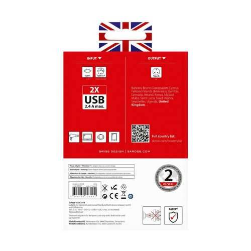 Adapter struje Skross 1500280 USB x 2 europski Ujedinjeno Kraljevstvo Cijena