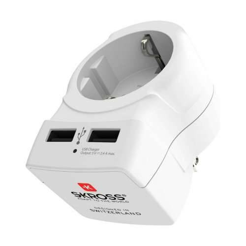 Adapter struje Skross 1500281 USB x 2 europski SAD Cijena