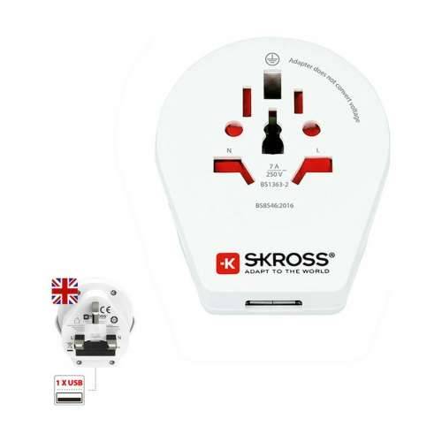 Adapter struje Skross 1500267 Ujedinjeno Kraljevstvo Međunarodno 1 x USB Cijena