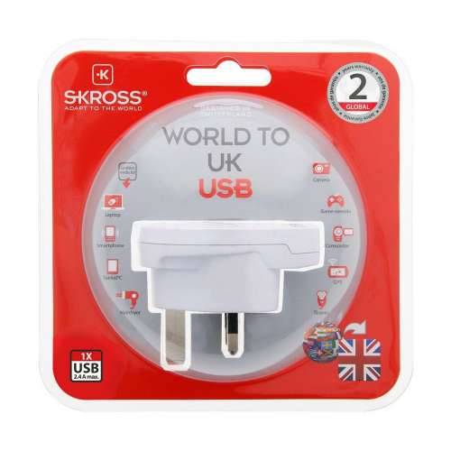 Adapter struje Skross 1500267 Ujedinjeno Kraljevstvo Međunarodno 1 x USB Cijena