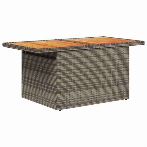 Vrtna garnitura - 6-dijelni set vrtnih sofa od poliratana s jastucima sivi - siva i tamnosiva 3x kutna + stol + 2x srednja 1 Cijena