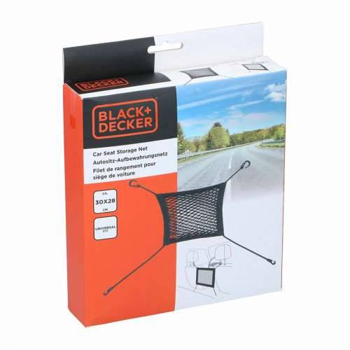 Mreža za pohranu u automobilu Black & Decker Crna 30 x 28 cm Cijena