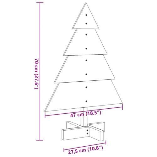 Drveno ukrasno božićno drvce 70 cm masivno drvo - 70 cm 1 Cijena