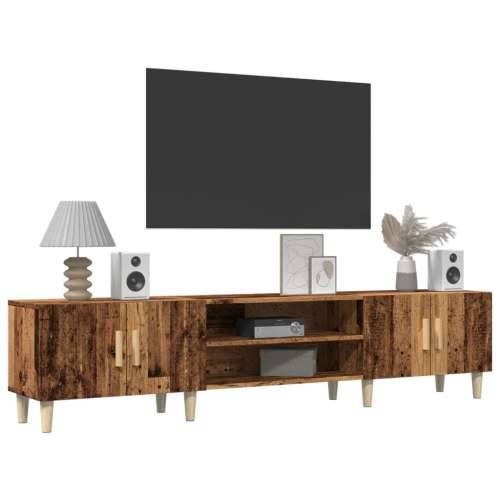 TV ormarić boja drva 180x31,5x40 cm od konstruiranog drva - Staro drvo 1 Cijena