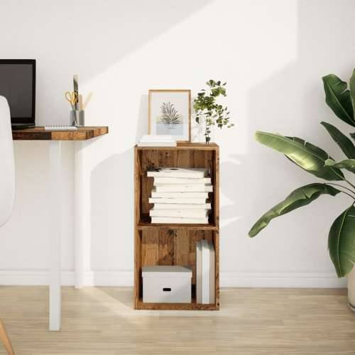 Regal za knjige boja starog drva 40x30x77 cm konstruirano drvo - Staro drvo 1 77 cm 40 cm Cijena
