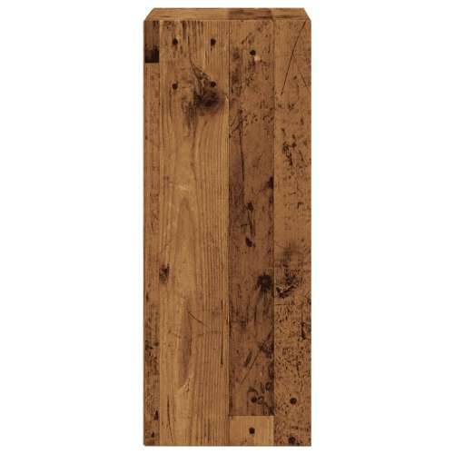Regal za knjige boja starog drva 40x30x77 cm konstruirano drvo - Staro drvo 1 77 cm 40 cm Cijena