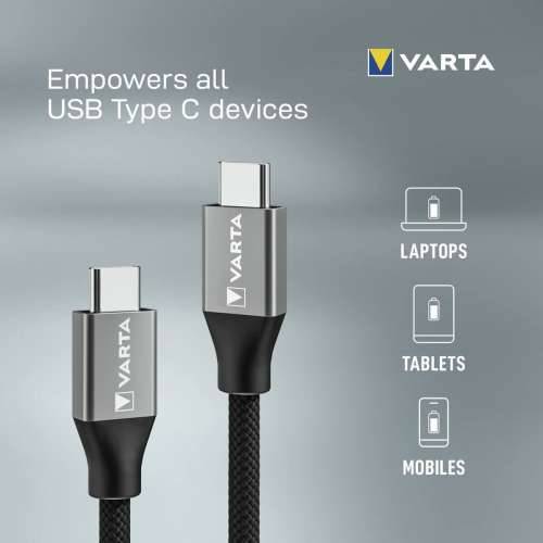 USB-C kabel Varta 2 m Crna Cijena