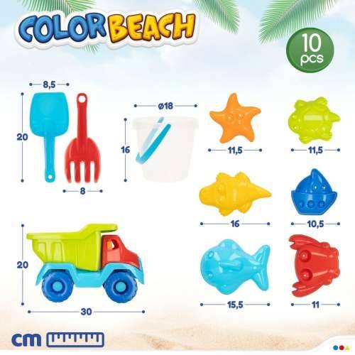 Set igračaka za plažu Colorbaby polipropilen (8 kom.) Cijena