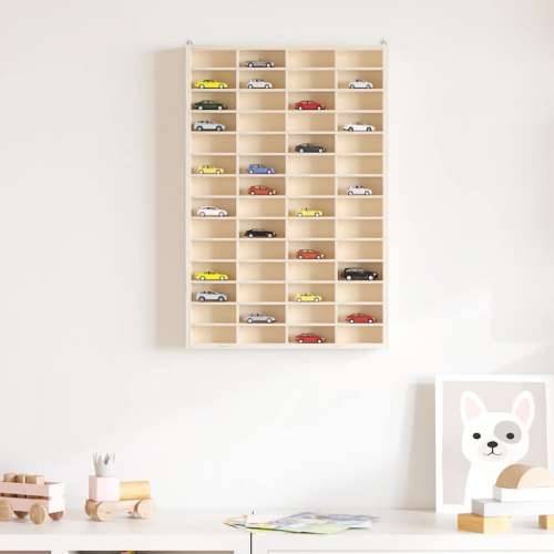 Drvena kolekcionarska vitrina s 56 odjeljaka 40x4,5x60 cm - 40 x 4.5 x 60 cm 1 Cijena