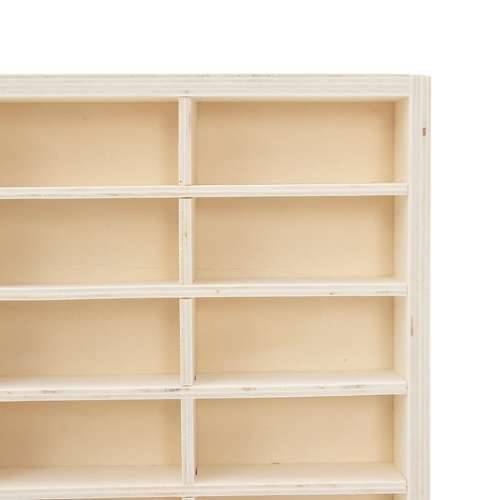 Drvena kolekcionarska vitrina s 56 odjeljaka 40x4,5x60 cm - 40 x 4.5 x 60 cm 1 Cijena