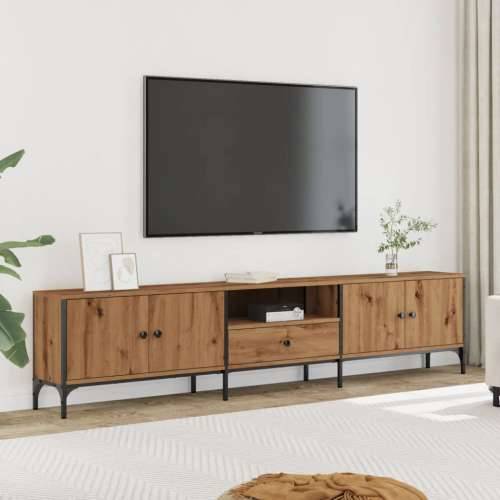 TV ormarić s ladicom boja hrasta 200x25x44 cm konstruirano drvo - hrast artisan 1 Cijena