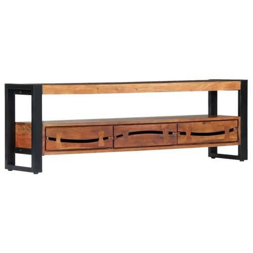 TV ormarić 140 x 30 x 45 cm od masivnog drva bagrema Cijena
