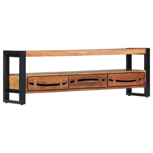 TV ormarić 140 x 30 x 45 cm od masivnog drva bagrema Cijena