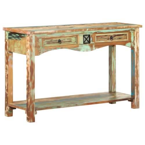 Konzolni stol od masivnog obnovljenog drva 120 x 40 x 75 cm Cijena