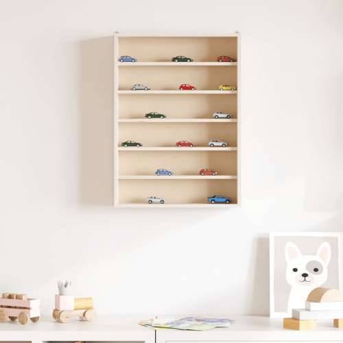 Drvena kolekcionarska vitrina sa 6 polica 40x8,5x55 cm - 40 x 8.5 x 55 cm 1 Cijena
