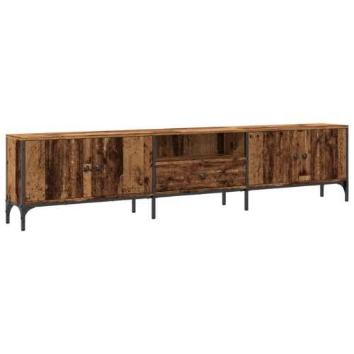 TV ormarić s ladicom boja drva 200x25x44 cm konstruirano drvo - Staro drvo 1 Cijena