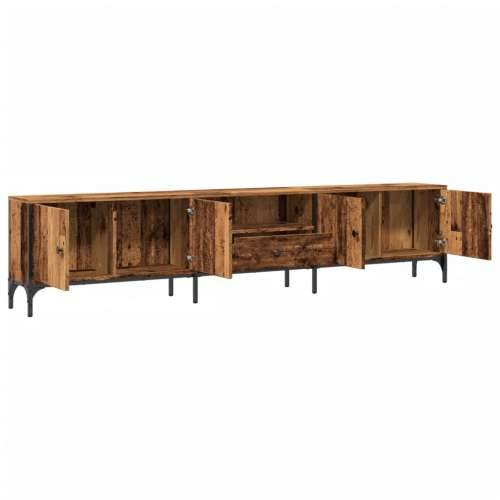 TV ormarić s ladicom boja drva 200x25x44 cm konstruirano drvo - Staro drvo 1 Cijena