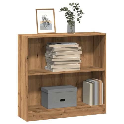 Regal za knjige boja hrasta 80x24x76 cm konstruirano drvo - Boja hrasta 1 76 cm 80 cm Cijena