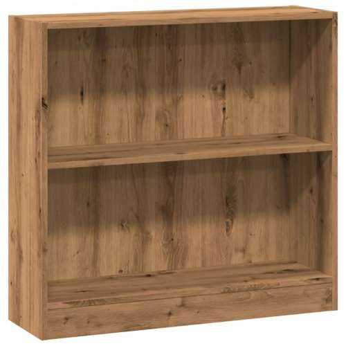 Regal za knjige boja hrasta 80x24x76 cm konstruirano drvo - Boja hrasta 1 76 cm 80 cm Cijena