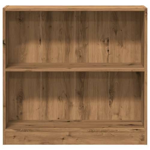 Regal za knjige boja hrasta 80x24x76 cm konstruirano drvo - Boja hrasta 1 76 cm 80 cm Cijena
