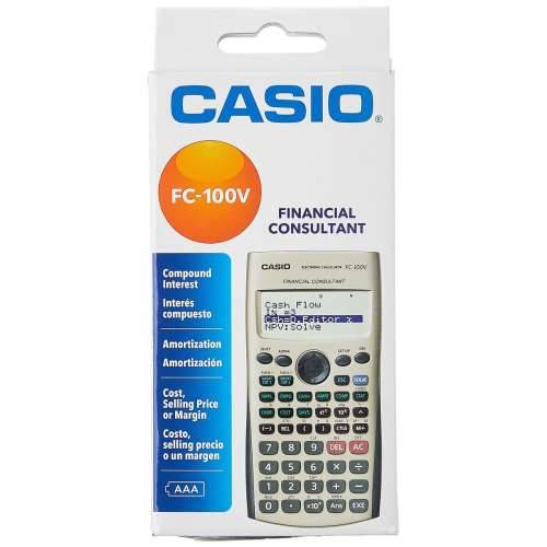 Znanstveni kalkulator Casio FC-100V Crna Siva Cijena
