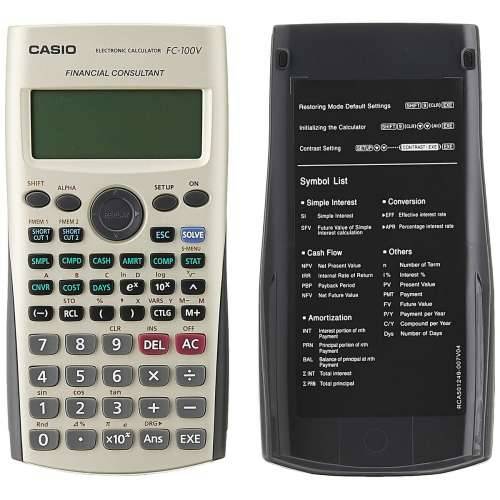 Znanstveni kalkulator Casio FC-100V Crna Siva Cijena