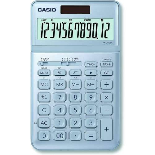 Kalkulator Casio JW-200SC-BU Plava Plastika Cijena