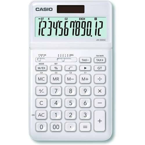 Kalkulator Casio JW-200SC-WE Bijela Plastika Cijena
