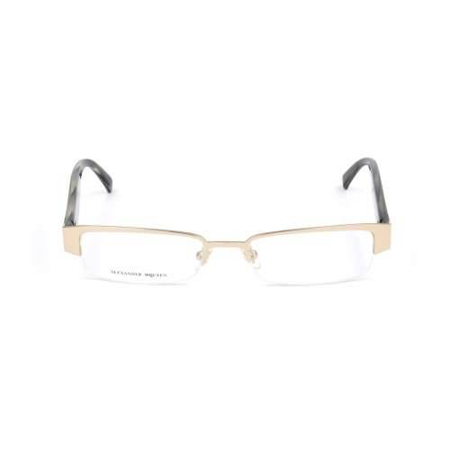 Okvir za naočale za oba spola Alexander McQueen AMQ-4159-R2E zlatan Ø 51 mm Cijena