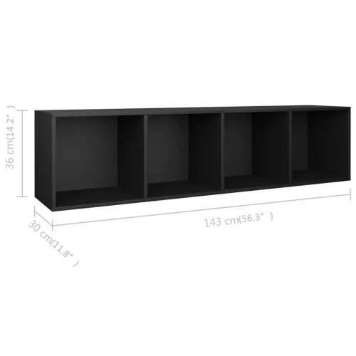 Ormarić za knjige/TV crni 36 x 30 x 143 cm od iverice Cijena